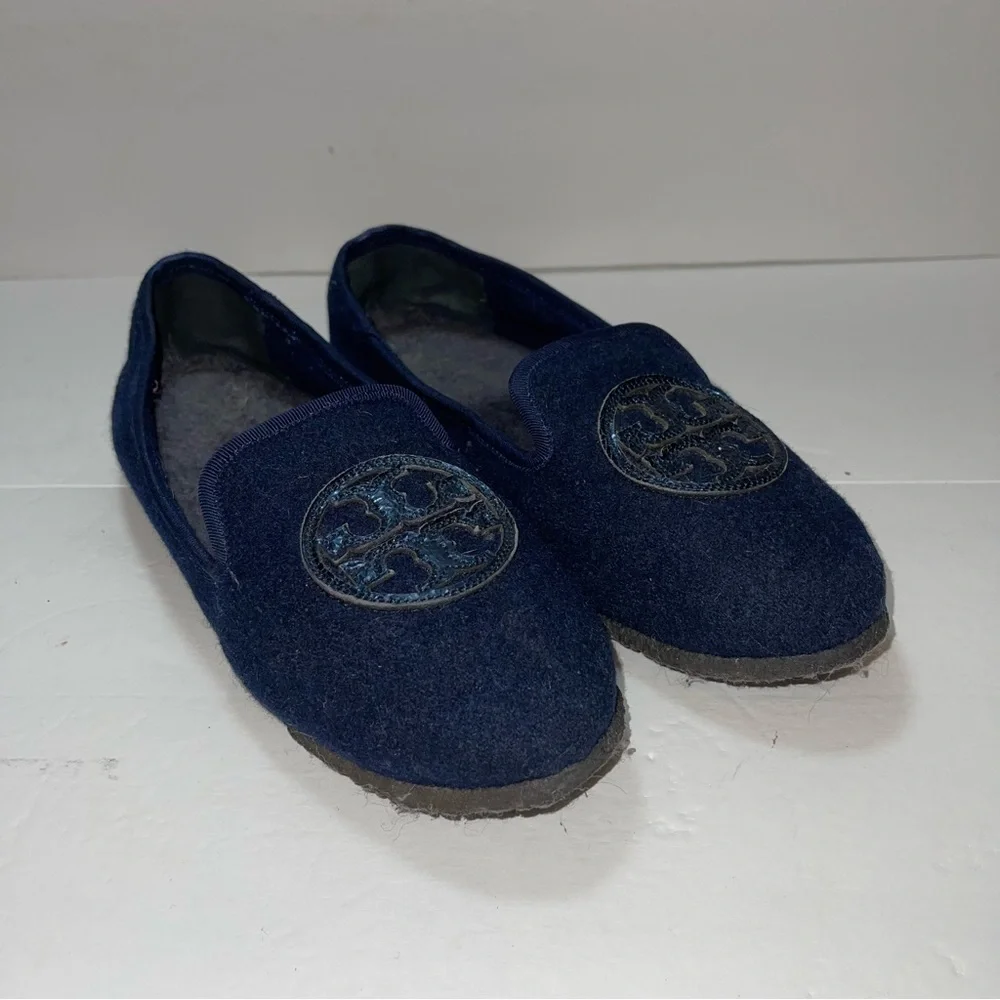 Tory Burch Fur Lined Wool Women Shoes Size 7